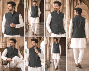 Sleek Black Nehru Jacket