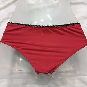 Red Briefs⭐ with Black Lace Trim
