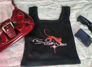 Black Cat Graphic Tank top