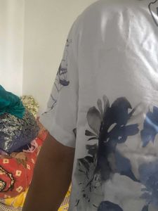 Men's Floral Print Short Sleeve Shirt