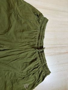 Men's Olive Green Athletic Shorts