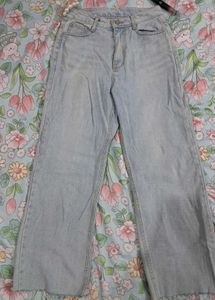 Korean Light Wash Denim Jeans
