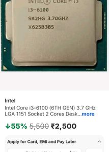 Intel Core i3-6100 CPU