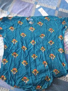 Super ComfyColoured Top Blue