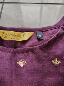 Elegant purple kurti set used three times