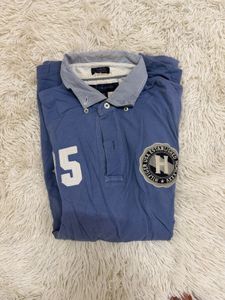 Tommy Hilfiger Men's Blue Polo Shirt