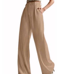 High Waisted Wide Leg Trousers