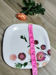 Floral Print Melamine Plate💗