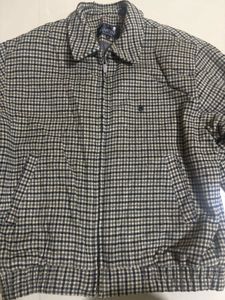 Men's Vintage Houndstooth Bomber Jacket