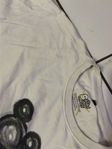 Cream Mickey Mouse Graphic T-Shirt