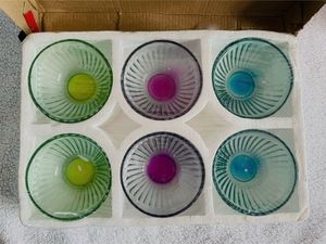 ❗FREE DELIVERY❗6 pc Glass Bowls New And Packed
