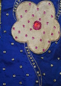 Silk DUPPATTA with Full Work On It.