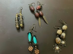 Boho Ethnic Dangle Earrings Set