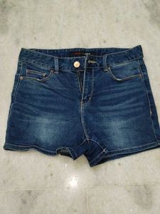 y2k style baddies Blue Denim Shorts