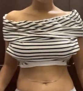 Striped Cropped Sleeveless Top