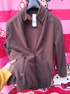 Brown Fleece Jacket - Cozy &amp; Warm