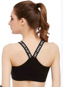 Black Sports Bra
