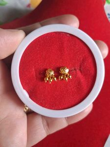 Gold Stud Earrings
