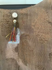 Elegant Gold Patterned Ethnic Gown