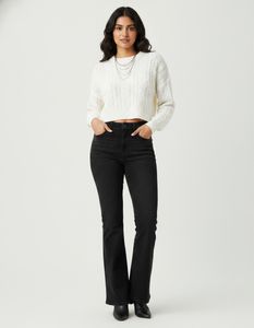 Black Flared Jeans