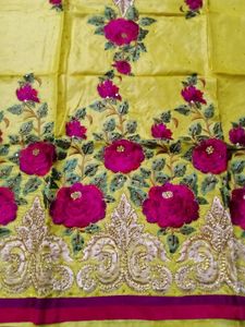 Heavy Embroidery Elegant Suit Material