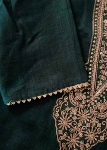 "Emerald Green Embroidered Salwar Kameez"