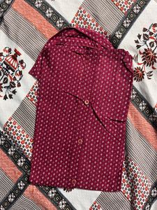 Z Brand Maroon Shirt