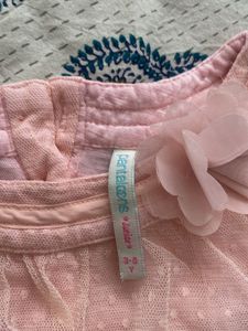 Adorable Pink Tulle Top 3-4yrs