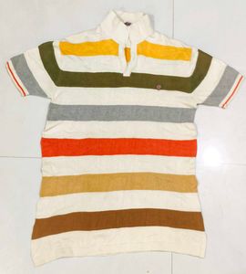 Striped Polo T-shirt