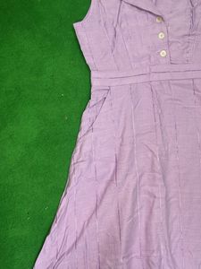 Lavender Shirt Dress