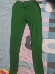 Green Ethnic Leggings