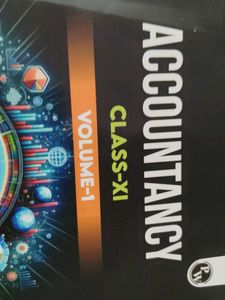 Accountancy Class 11 Volume 1 Book