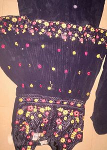Embroidered Sharara Set