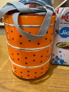 hot pot 3 container tiffin