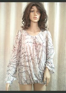 Flower Printed Top New Floral Tops Tunic
