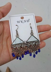 WKND Silver Tone Dangle Earrings