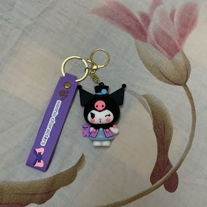 Kuromi Sanrio Characters Keychain⭐️
