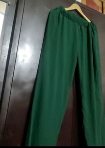 Green🟢 Plazo For Girl Or Women 30 Waist