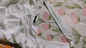 Elegant Ruched White Maxi Dress