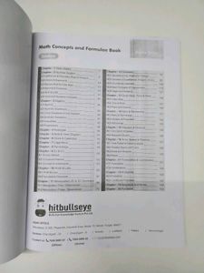 Math Formulae &amp; Concept Revision Book (New)