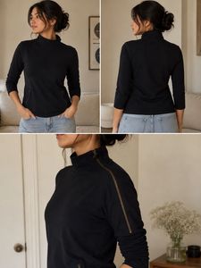 Black Turtleneck Sweater