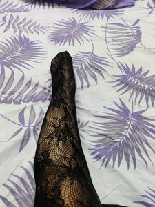 High Waist Grid Net Style Stockings