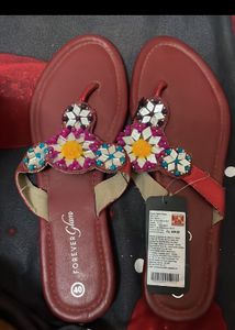 Branded Unused Slipper Size 8 Super Fine