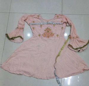 Embellished Pink Kurti