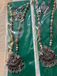 Oxidised Silver Afghani Jewellery Set