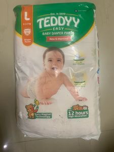 Teddyy Easy Pant Diaper (L, 9-14 Kg,56 Pieces)