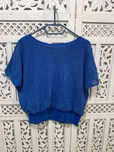 💝Stylish Blue Knit Top G