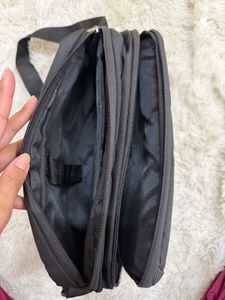 Men's Black Crossbody Messenger Bag