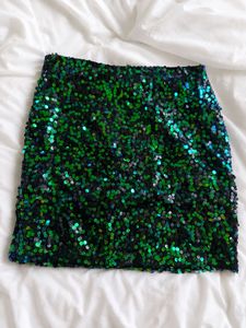 Sparkling Sequin Mini Skirt