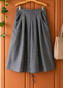 Chic Blue Gaucho/ Culottes Pants
